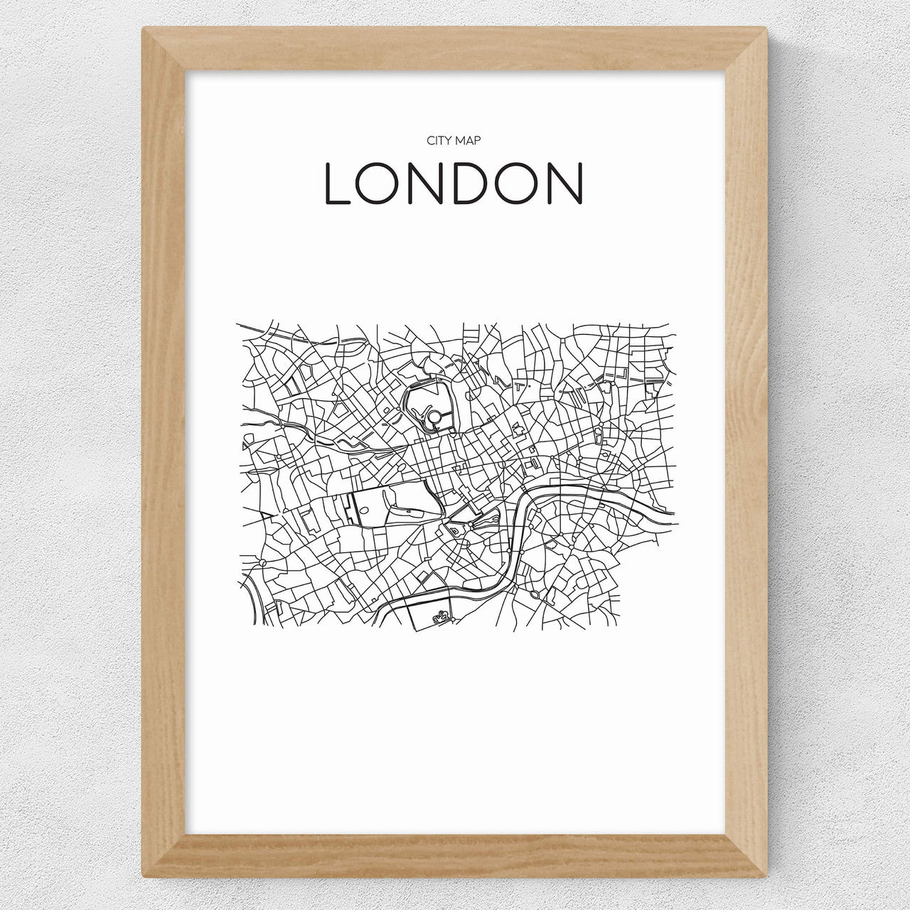 City Map London - INSIDE HOUSE