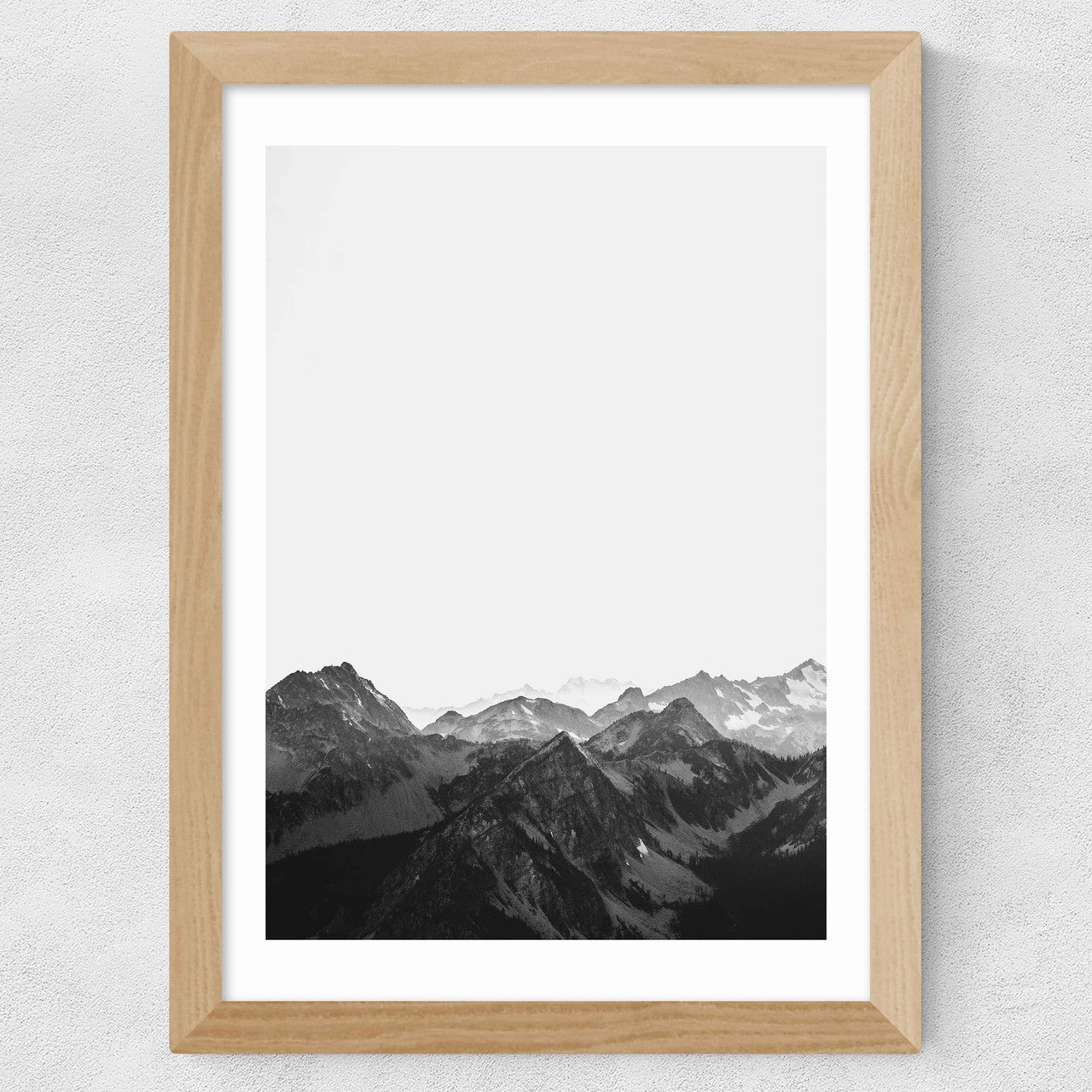 Mountains Black and White - INSIDE HOUSE