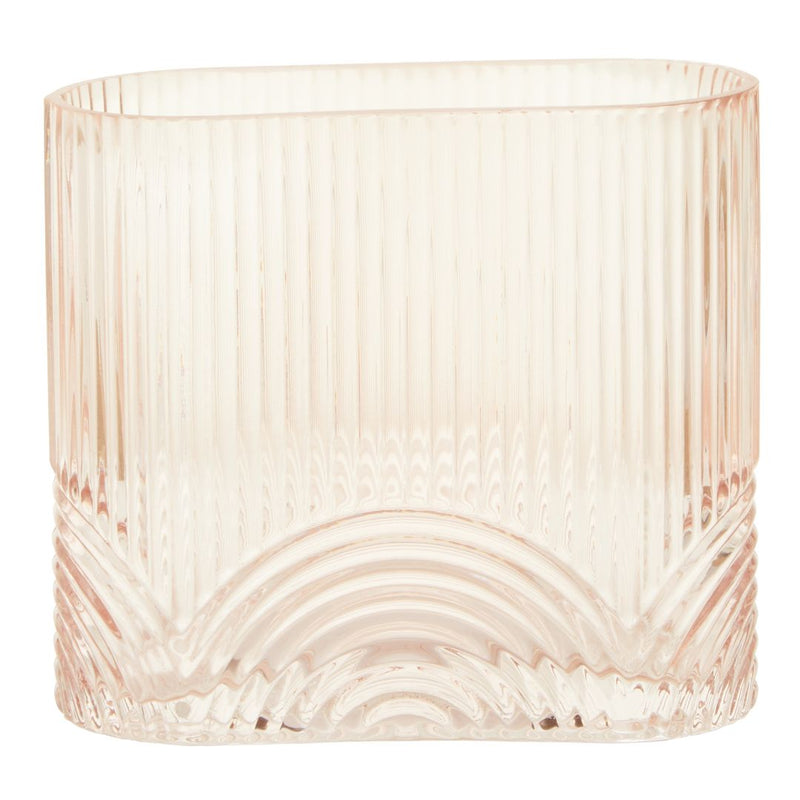 Rosa Small Pink Glass Vase
