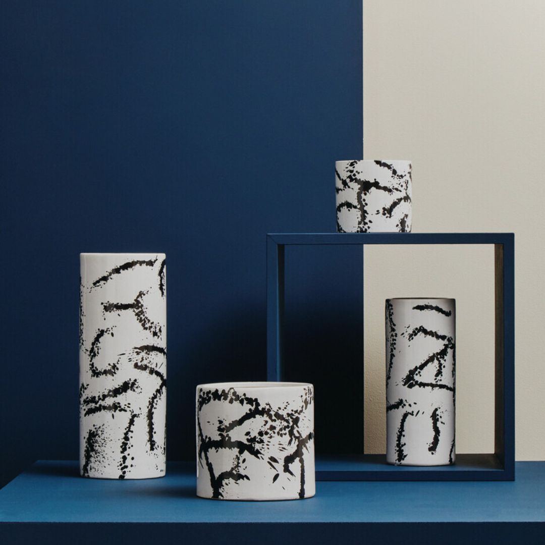 Ravello Splash Effect Ceramic Vase - Large