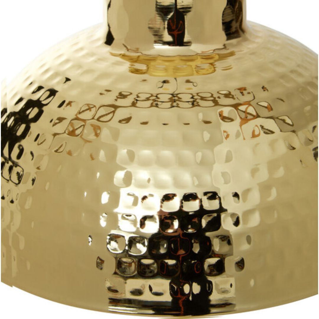 Solano Hammered Gold Pendant Light - INSIDE HOUSE
