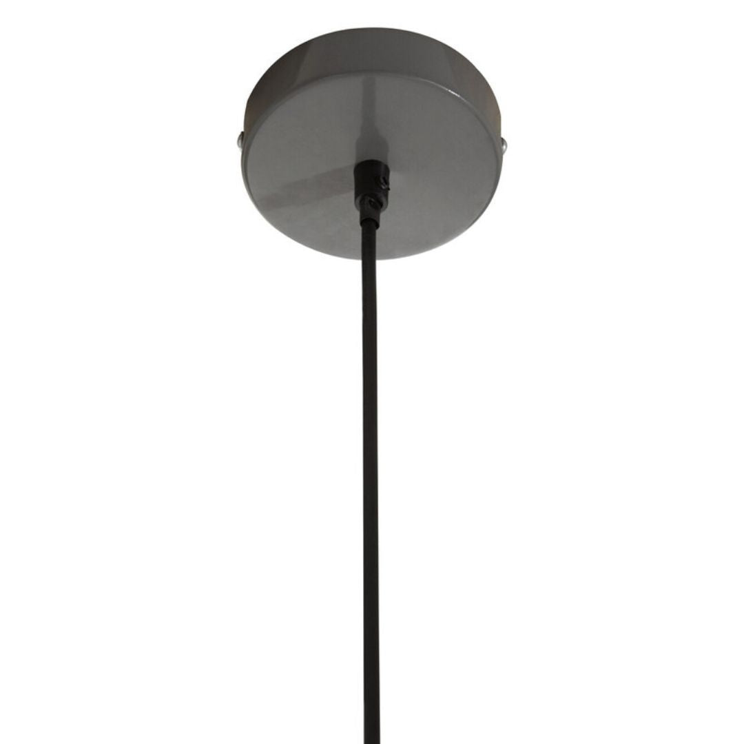 Sorren Grey Ridged Retro Pendant - INSIDE HOUSE
