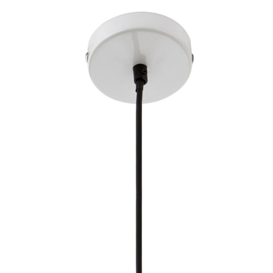 Sorren White Ridged Retro Pendant - INSIDE HOUSE