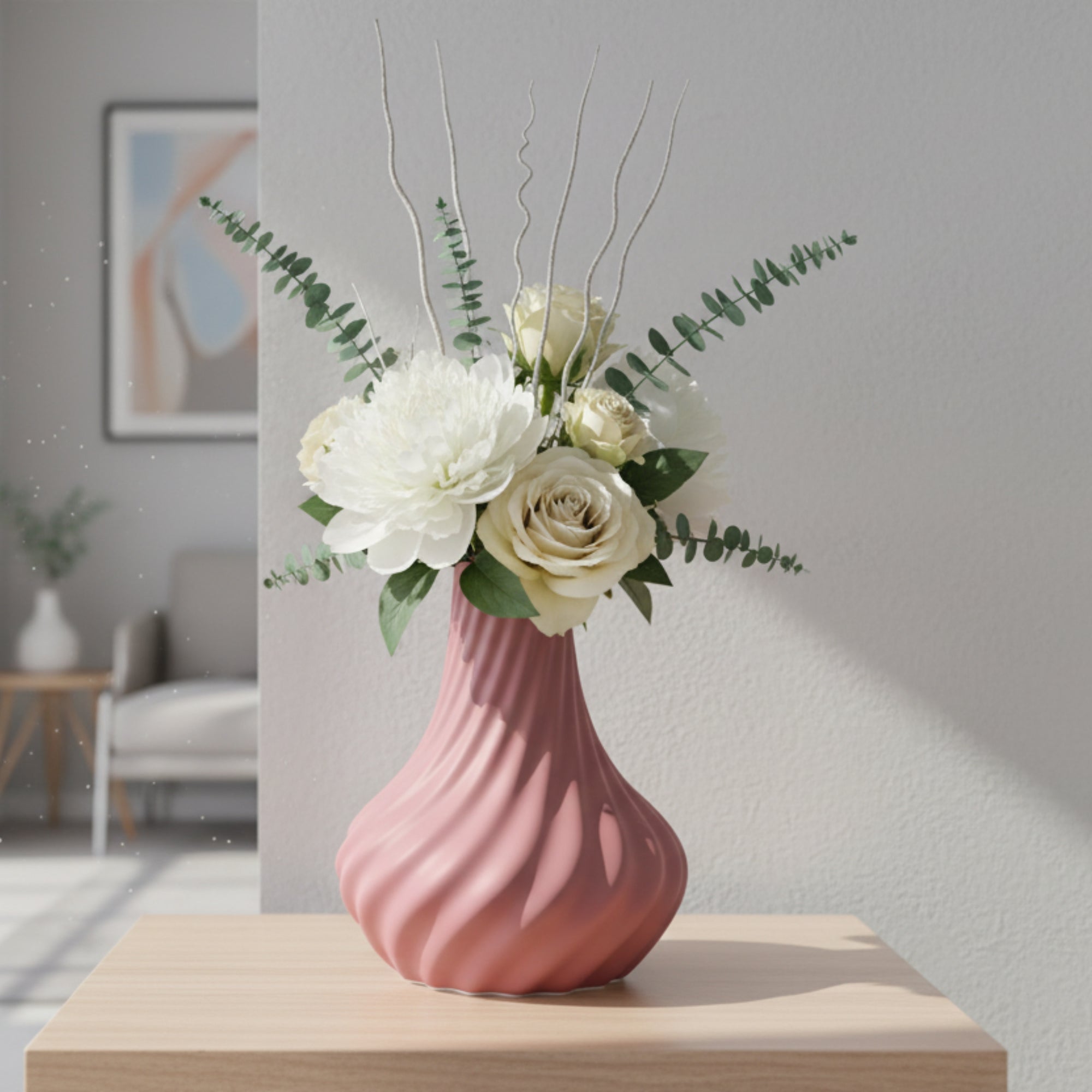 Taper Vase For Faux or Real Flowers / Planter - INSIDE HOUSE