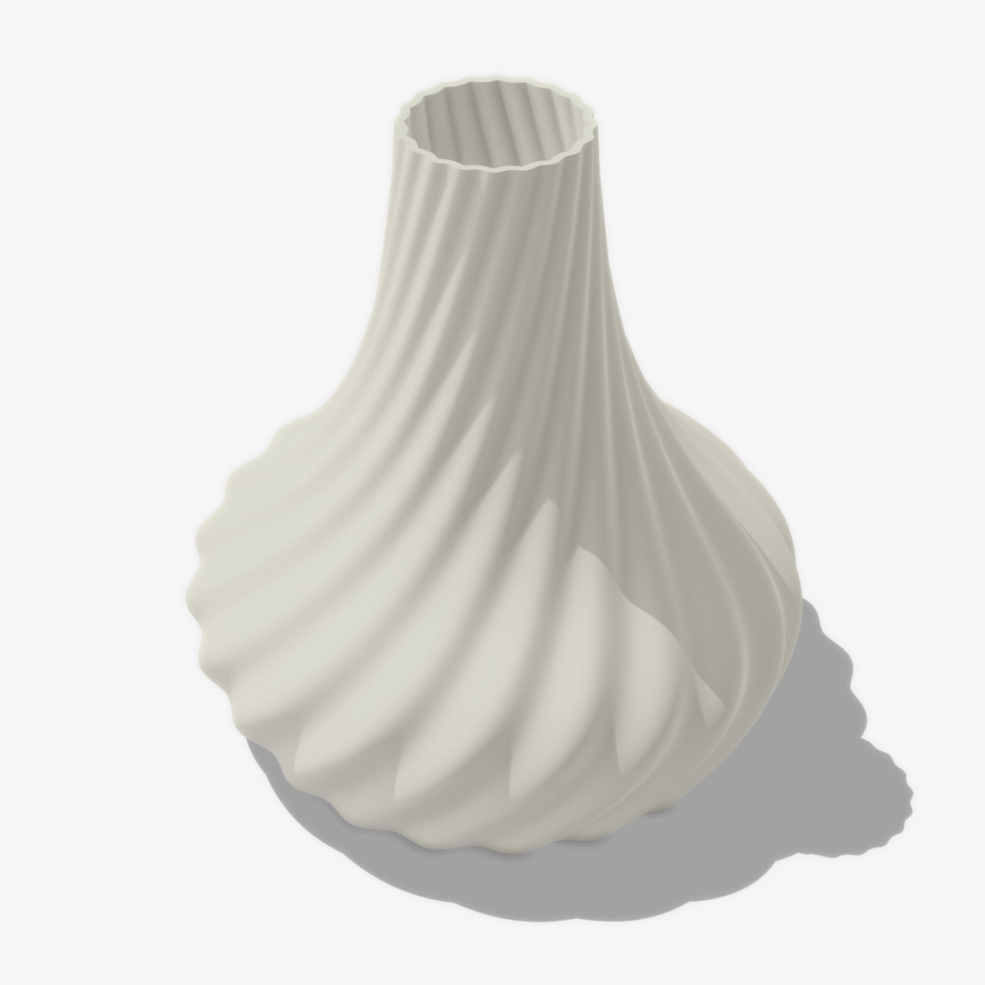 Taper Vase in Bone White - INSIDE HOUSE