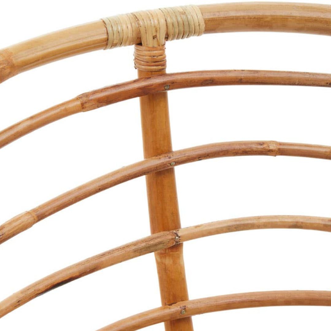 Tamar Papasan Rattan Lounge Chair – Natural