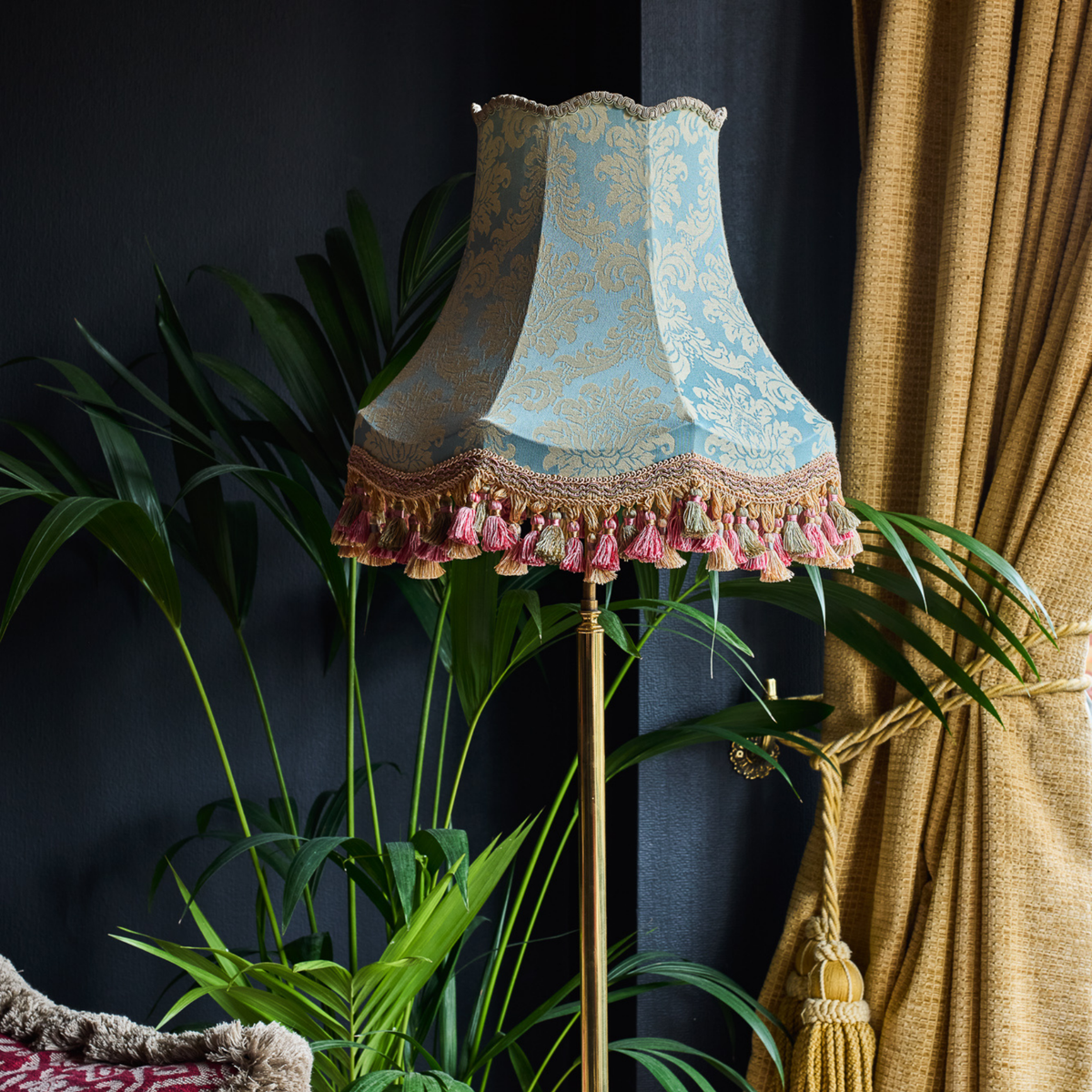The Topaz Damask Lampshade