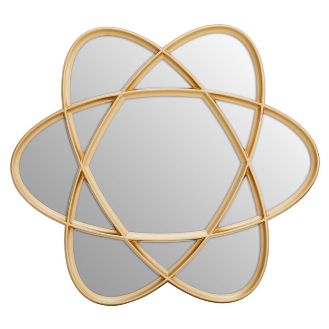 Valmere Gold Trio Oval Wall Mirror - INSIDE HOUSE