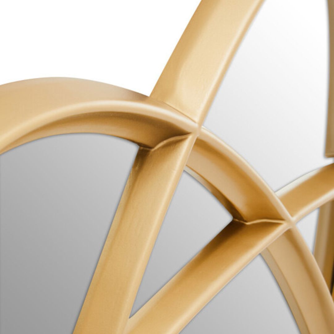 Valmere Gold Trio Oval Wall Mirror - INSIDE HOUSE