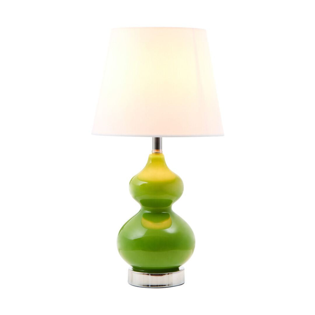 Verona Green Glass Table Lamp - INSIDE HOUSE