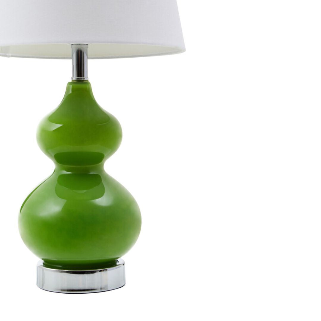 Verona Green Glass Table Lamp - INSIDE HOUSE