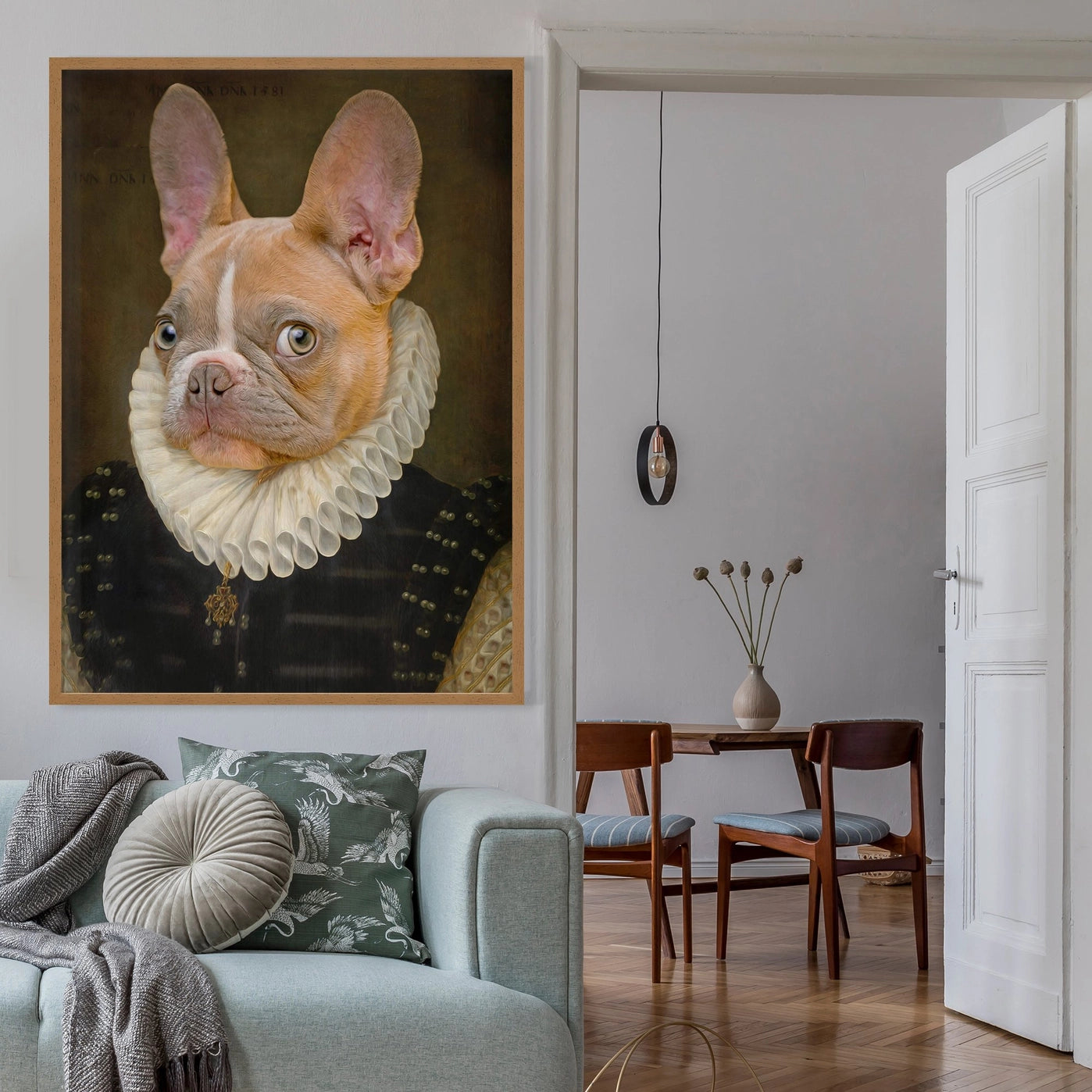 French Bulldog Portrait - INSIDE HOUSE