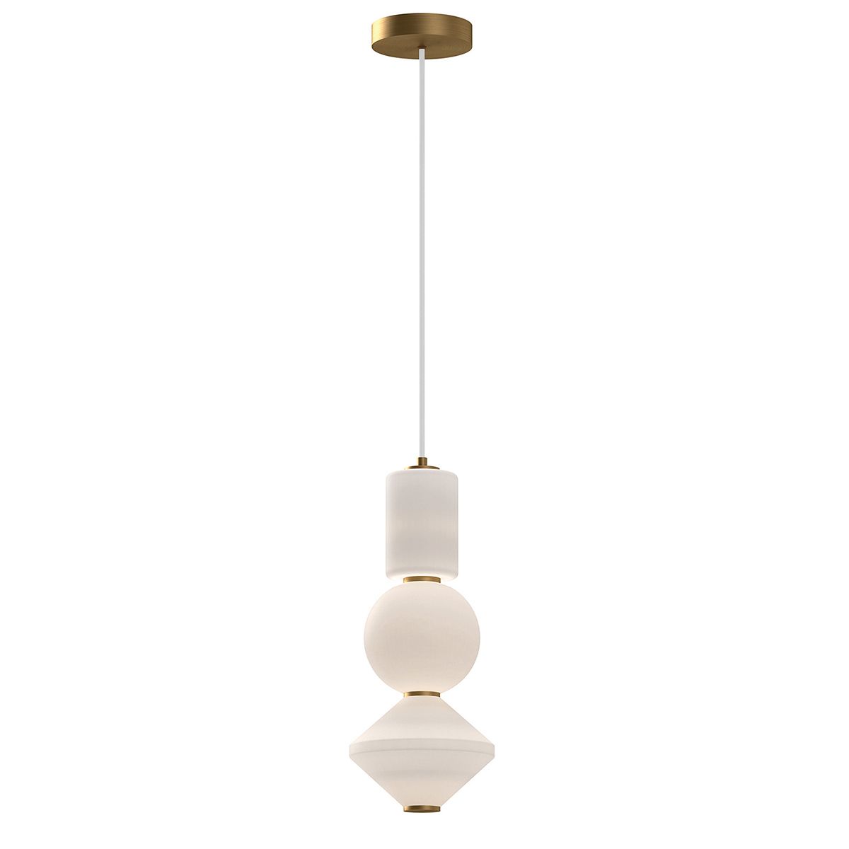 Bijou Aged Gold LED Pendant Light