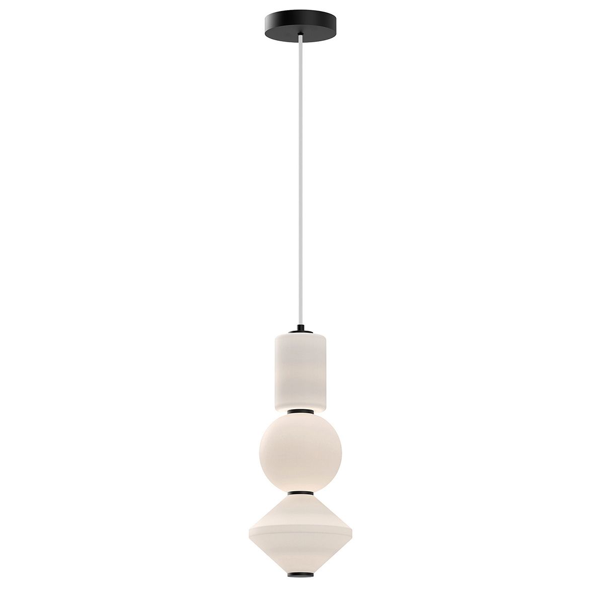 Bijou Matte Black LED Pendant Light