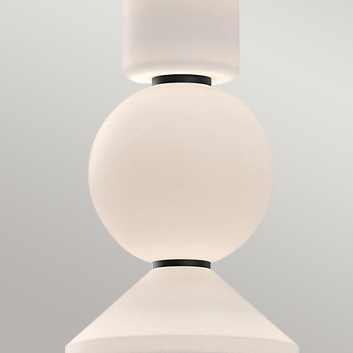 Bijou Matte Black LED Pendant Light