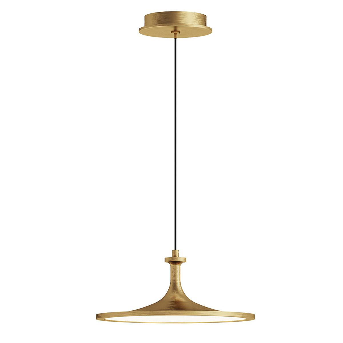 Issa Brushed Gold Medium LED Pendant Light