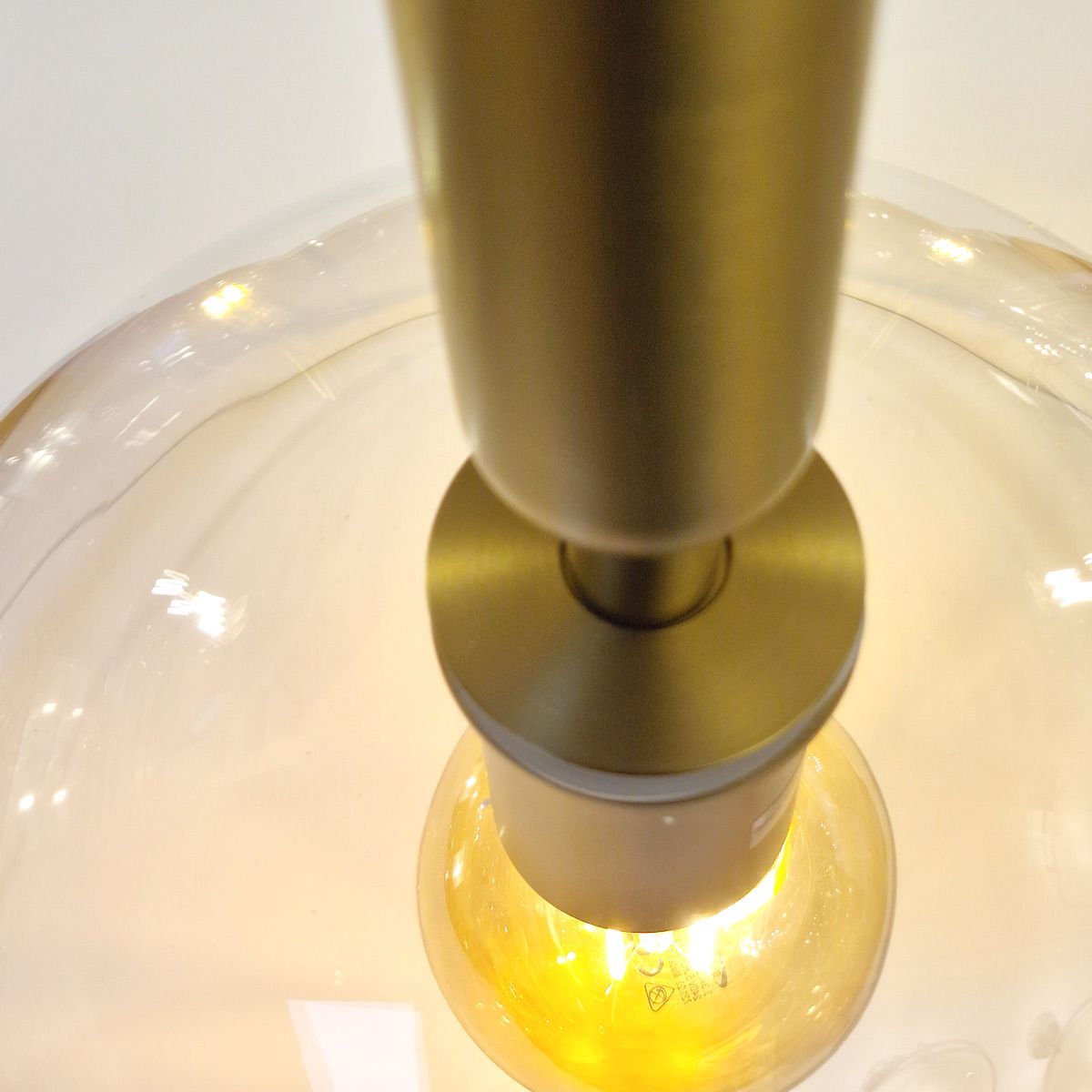 Jude Brushed Gold 3 Light Chandelier