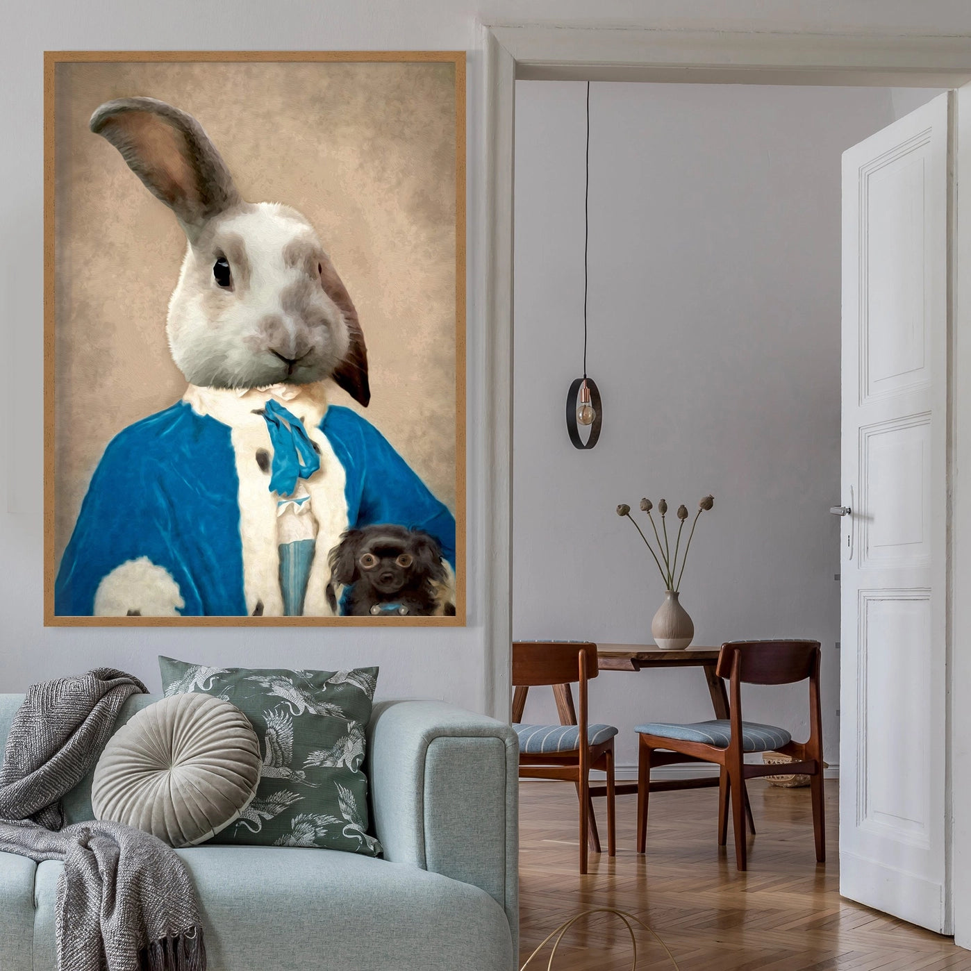 Bunny Portrait - INSIDE HOUSE