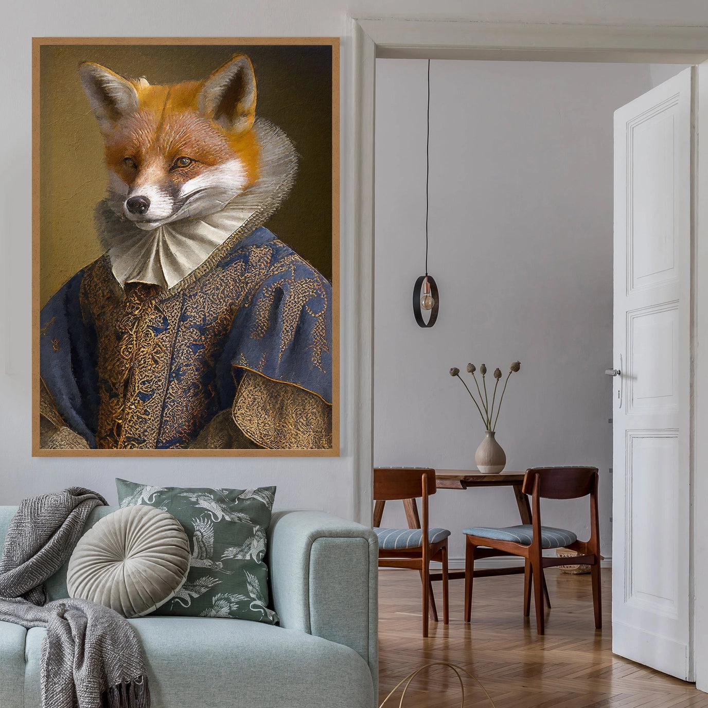 Fox Animal Head Print - INSIDE HOUSE