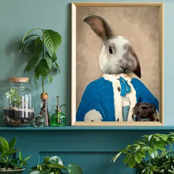 Bunny Portrait - INSIDE HOUSE