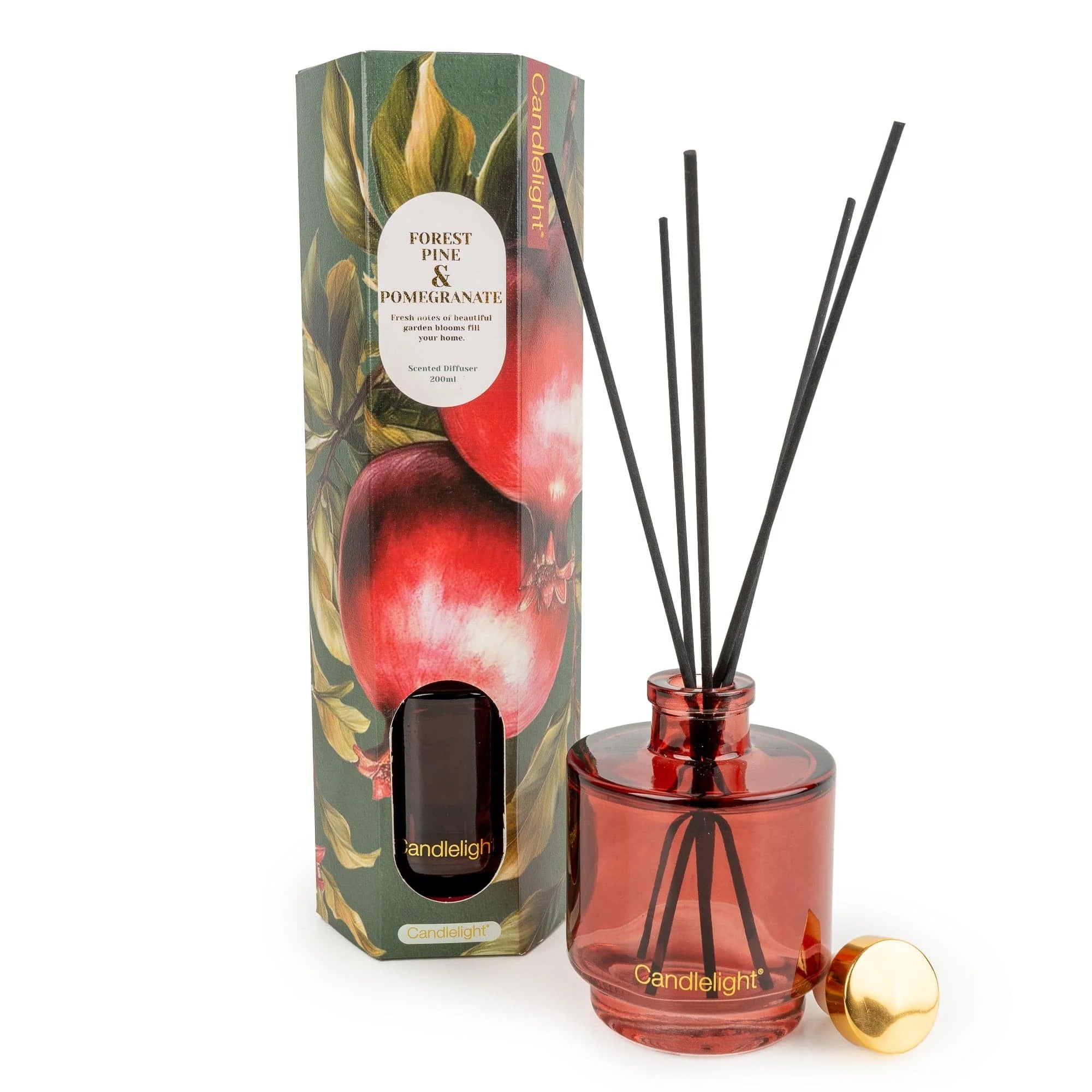 200ml Reed Diffuser - Forest Pine &amp; Pomegranate
