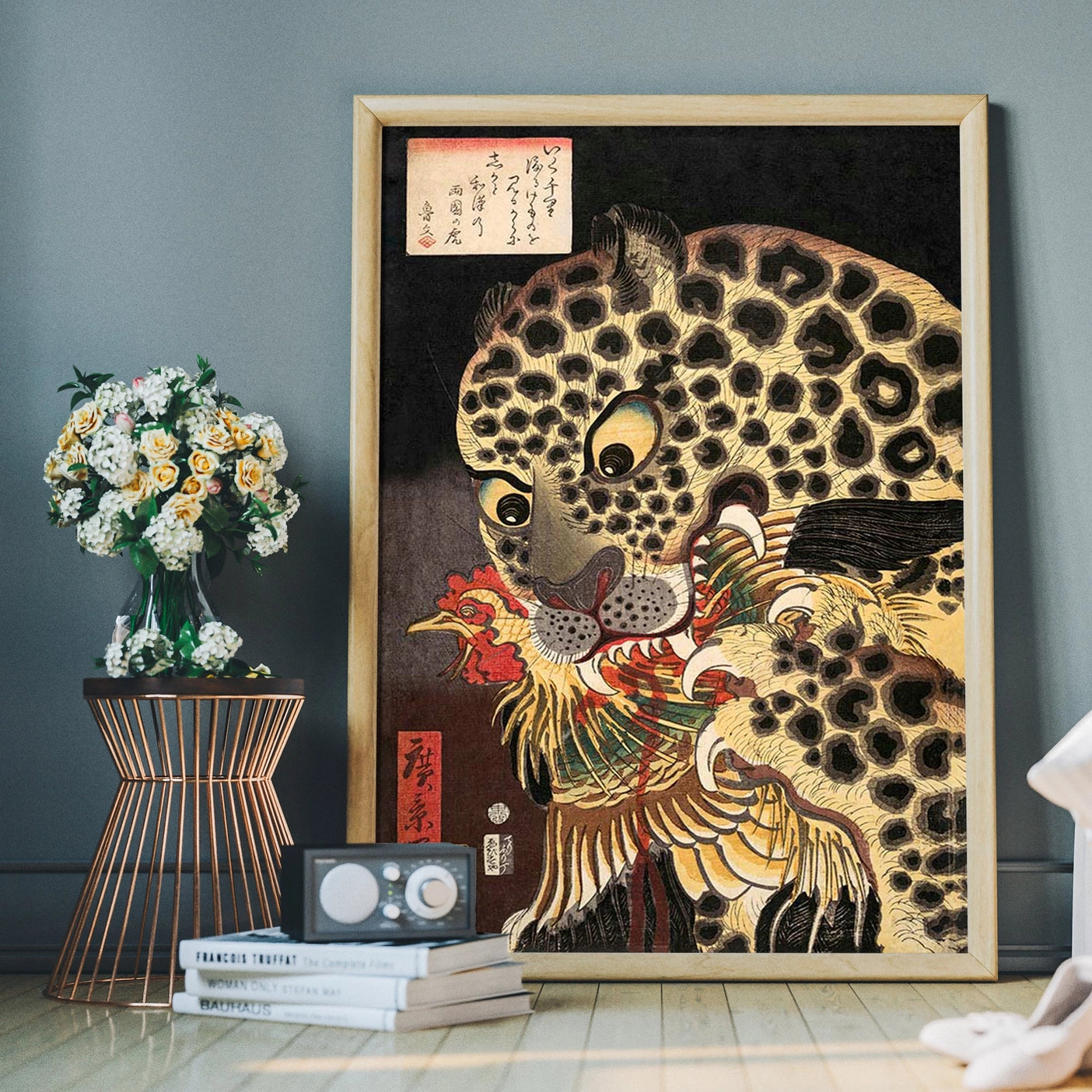 The Tiger of Ryōkoku By Hirokage By Utagawa Hirokage - INSIDE HOUSE