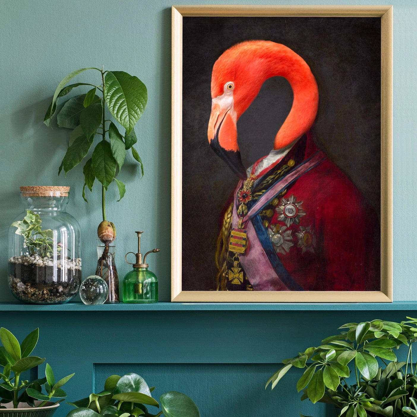 Flamingo Duke Portrait - INSIDE HOUSE