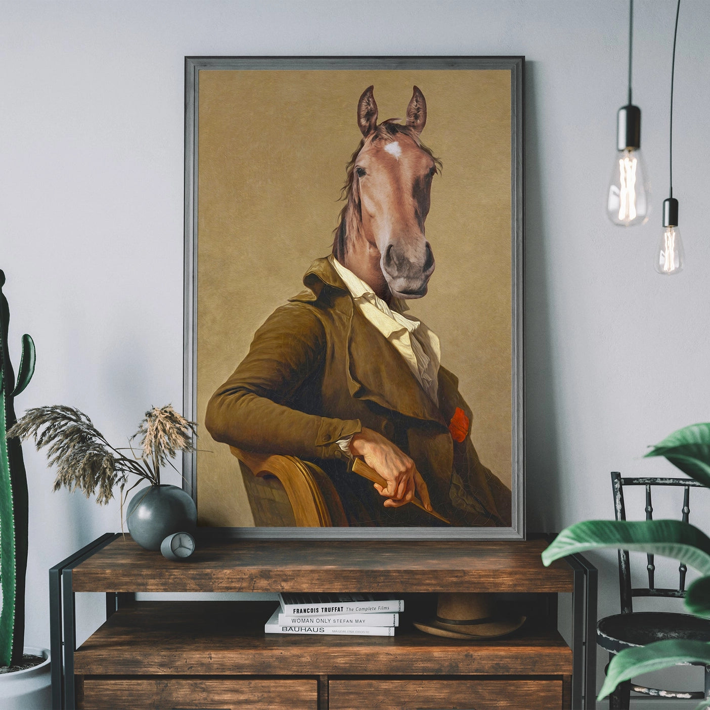 Horse Head Portrait Print - INSIDE HOUSE