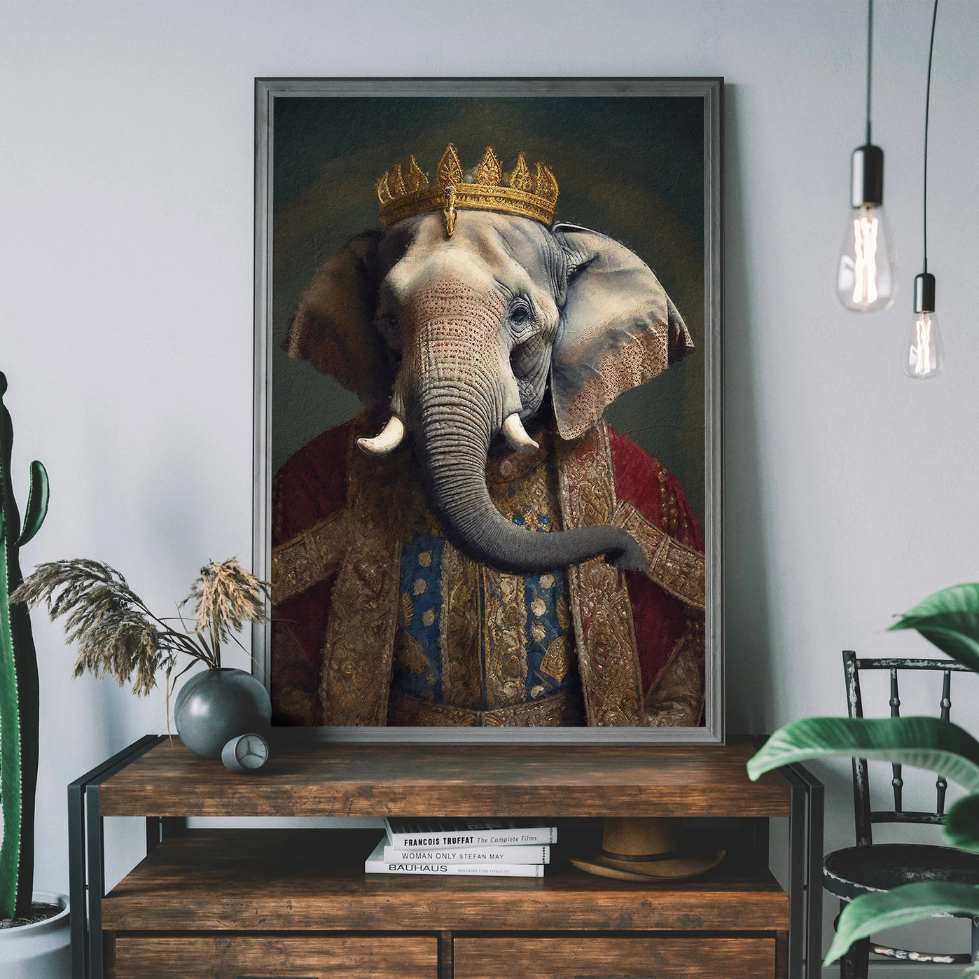 Elephant Animal Portrait Print - INSIDE HOUSE