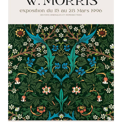 William Morris Exhibition Museum Poster