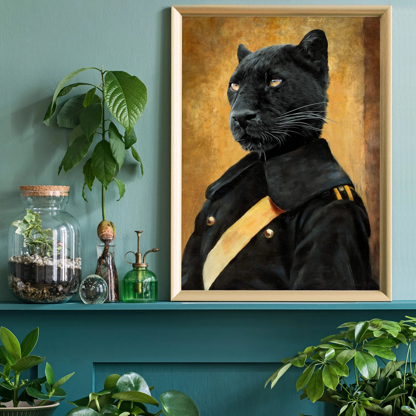Black Panther Portrait - INSIDE HOUSE